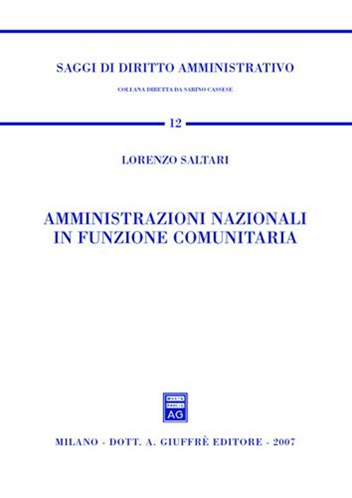 Amministrazioni nazionali in funzione comunitaria