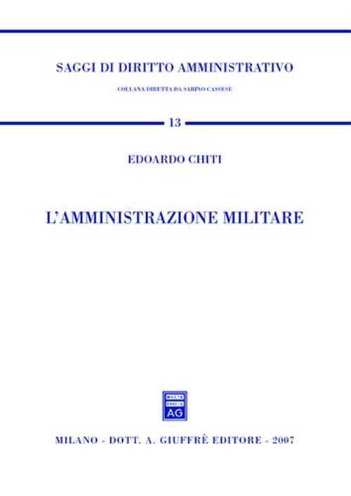 L'amministrazione militare