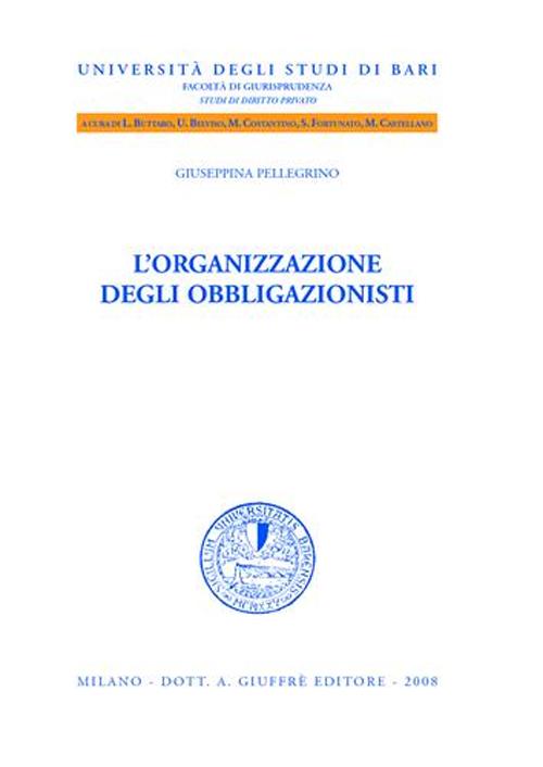 L'organizzazione degli obbligazionisti