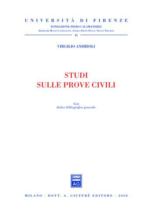 Studi sulle prove civili