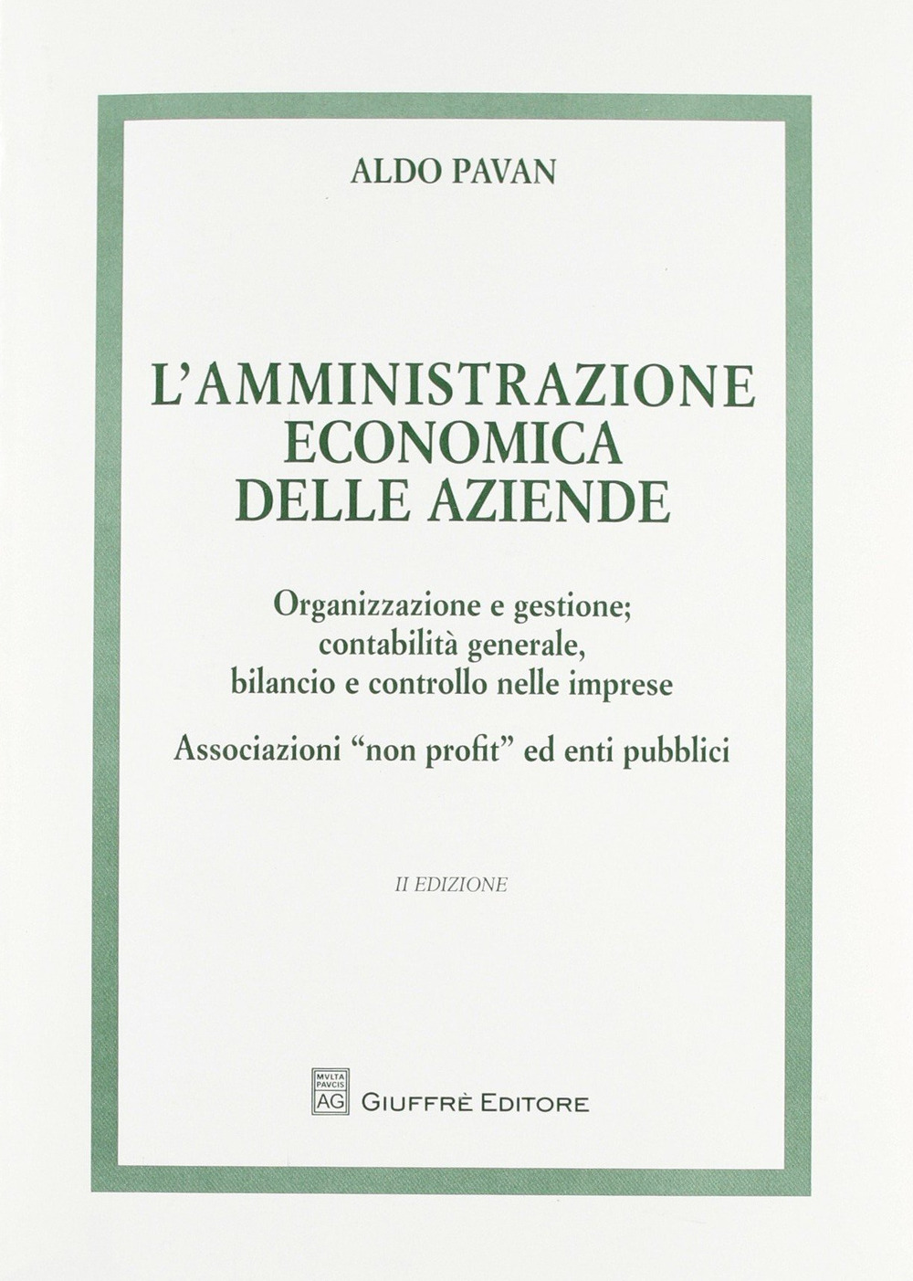 L'amministrazione economica delle aziende
