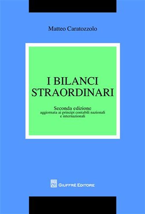 I bilanci straordinari