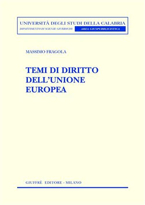 Temi di diritto dell'Unione europea