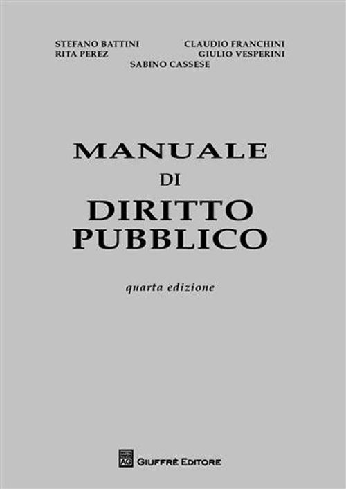Manuale di diritto pubblico