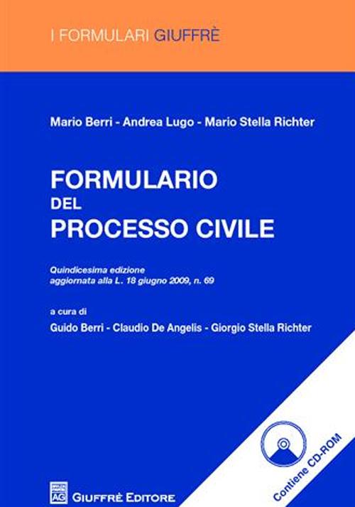 Formulario del processo civile