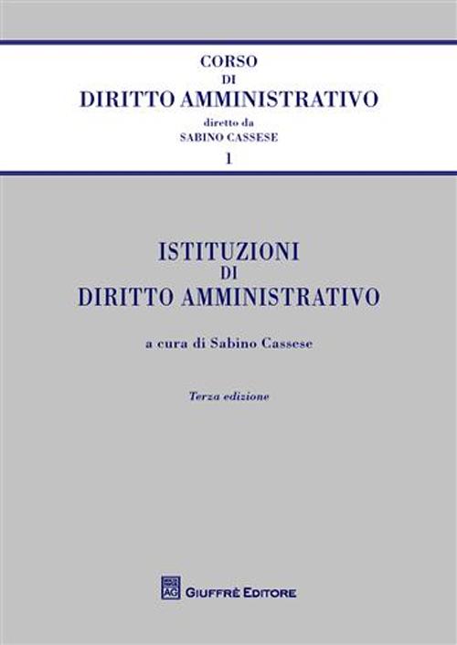 Istituzioni di diritto amministrativo