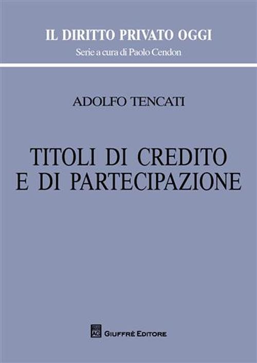 Titoli di credito e di partecipazione