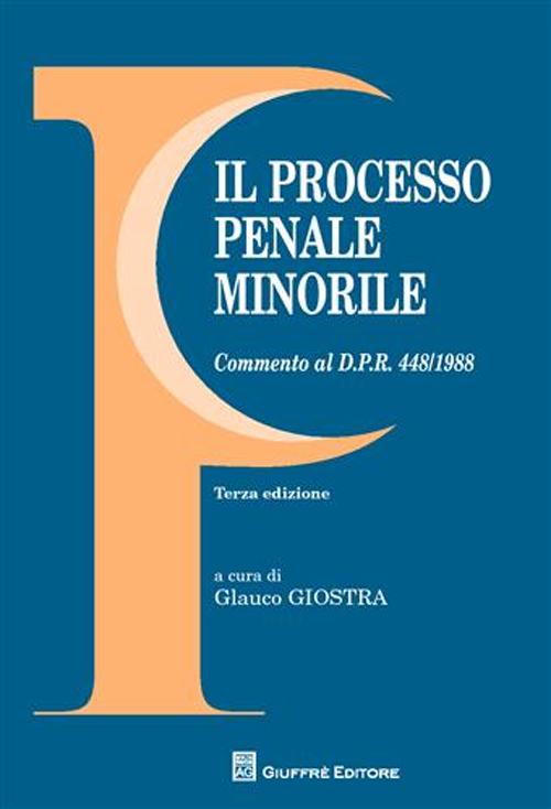 Il processo penale minorile. Commento al DPR 448/1988