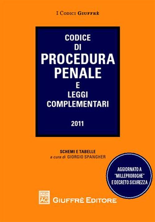 Codice di procedura penale e leggi complementari