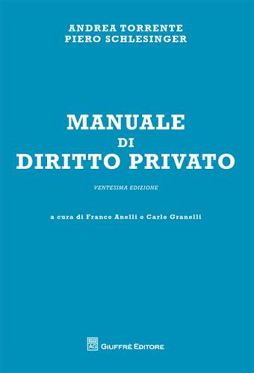 Manuale di diritto privato