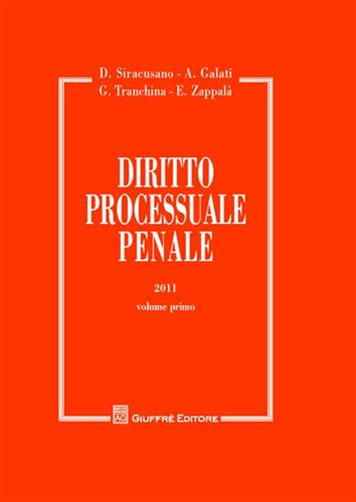Diritto processuale penale. Vol. 1