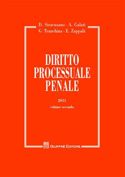 Diritto processuale penale. Vol. 2