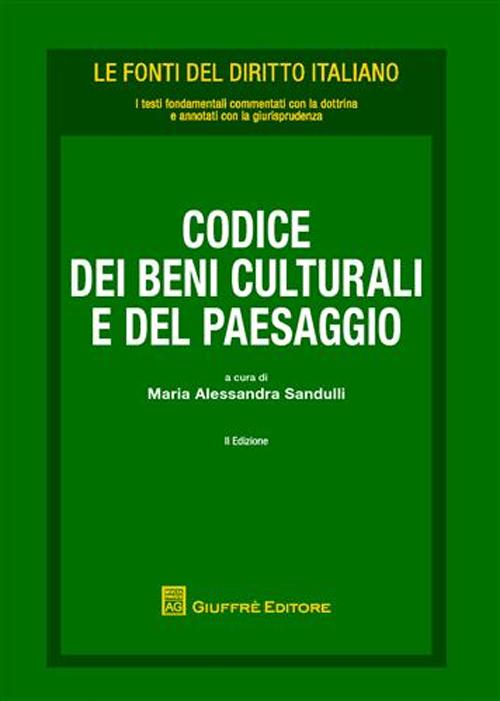 Codice dei beni culturali e del paesaggio