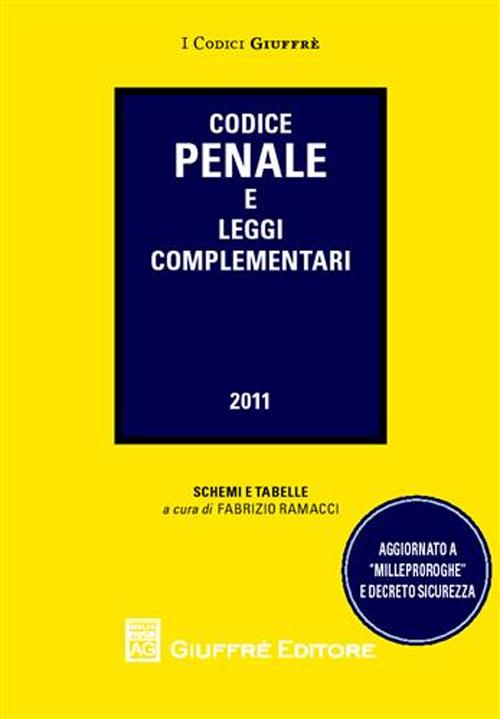 Codice penale e leggi complementari