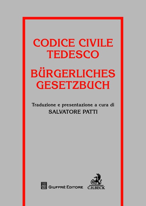 Codice civile tedesco-Burgerliches gesetzbuch