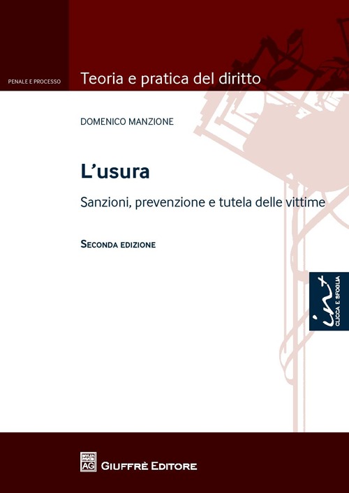 L'usura. Sanzioni, prevenzione e tutela delle vittime