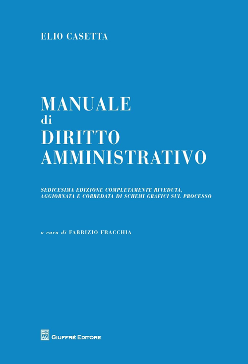 Manuale di diritto amministrativo