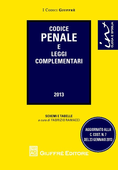 Codice penale e leggi complementari