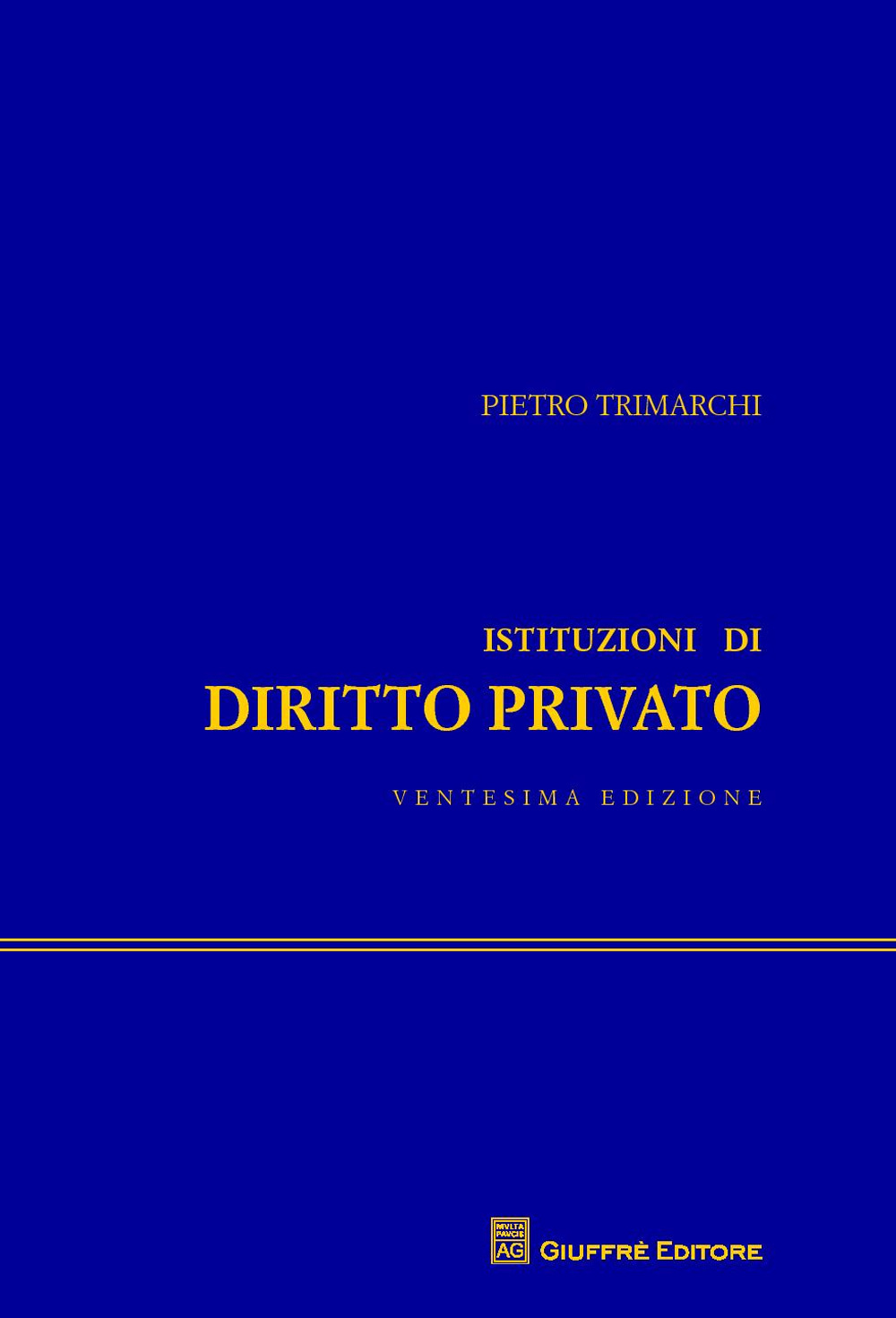 Istituzioni di diritto privato