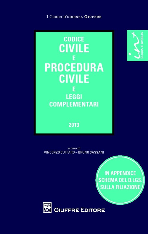 Codice civile e procedura civile e leggi complementari