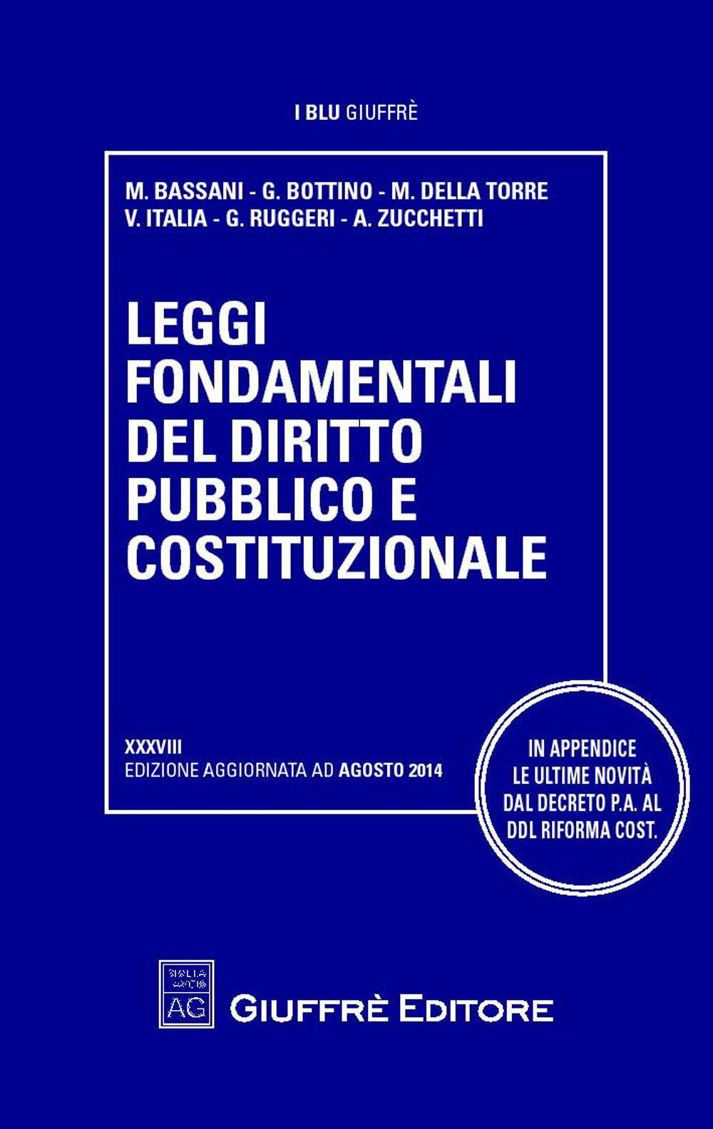 Leggi fondamentali del diritto pubblico e costituzionale