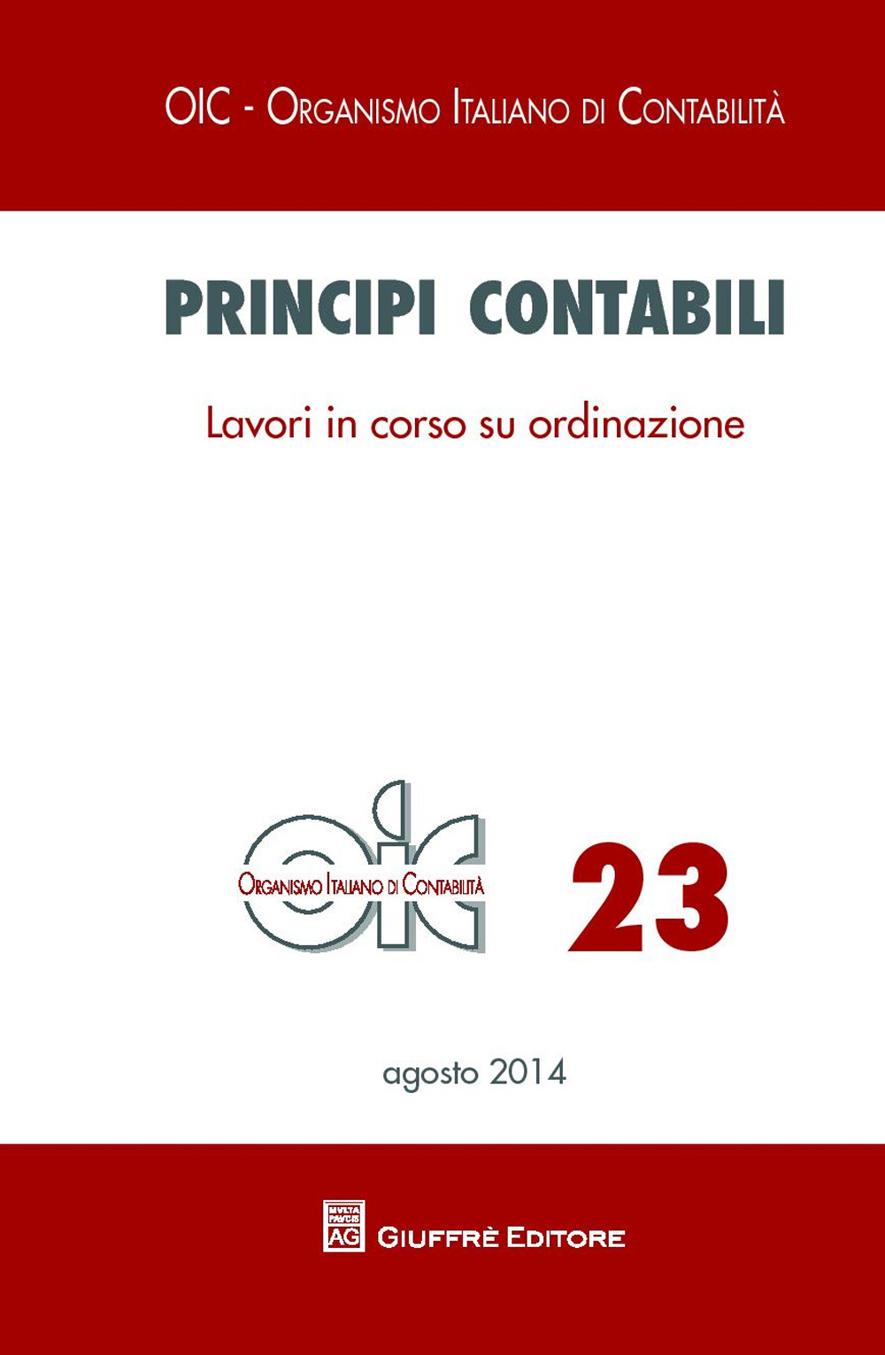 Principi contabili. Vol. 23: Lavori in corso su ordinazione