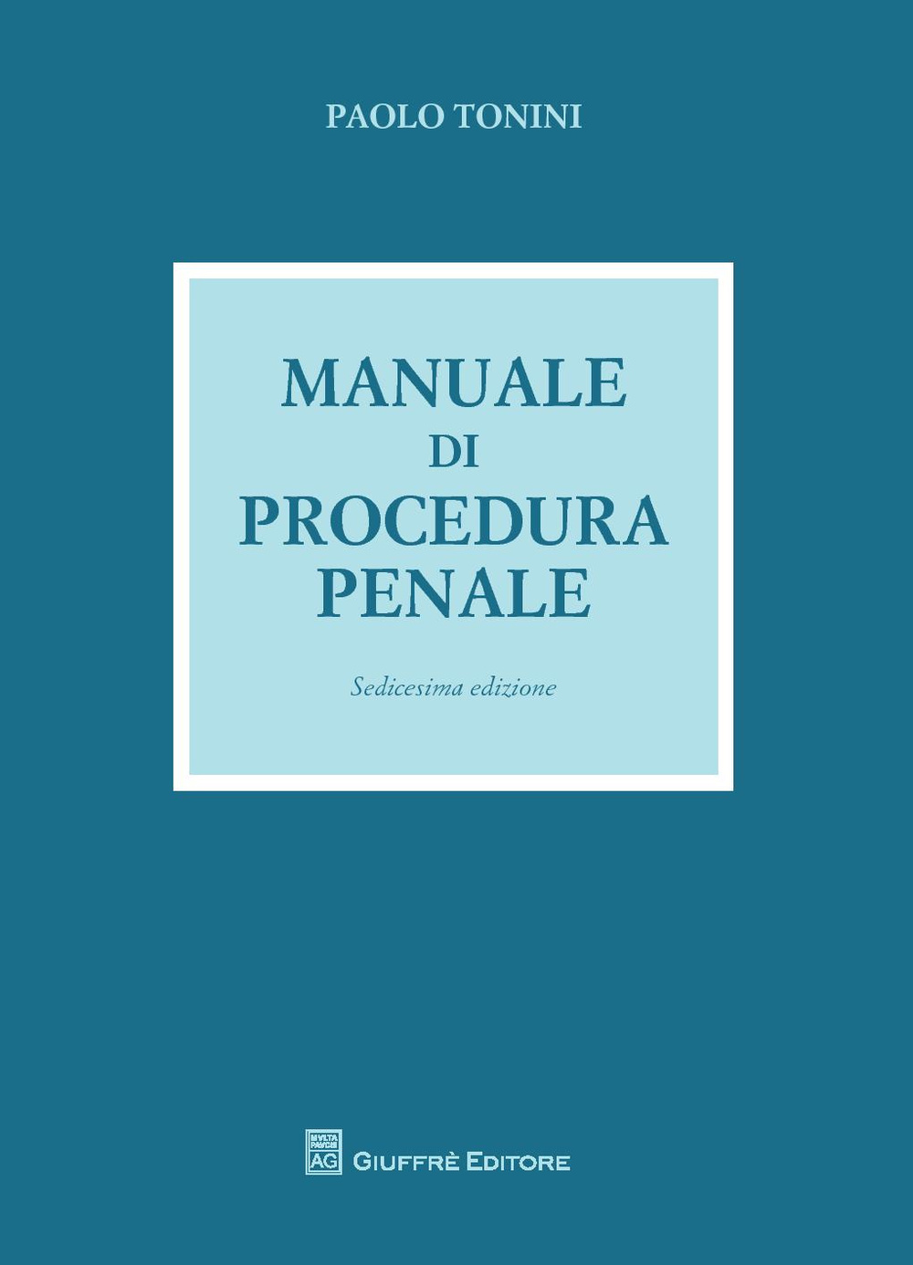 Manuale di procedura penale