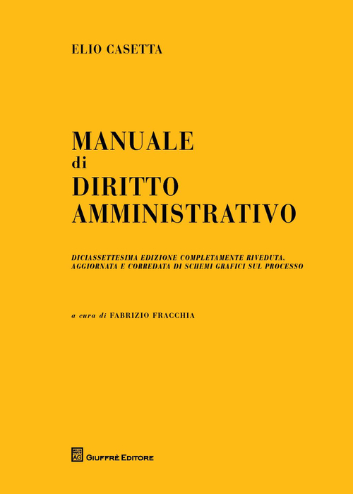 Manuale di diritto amministrativo