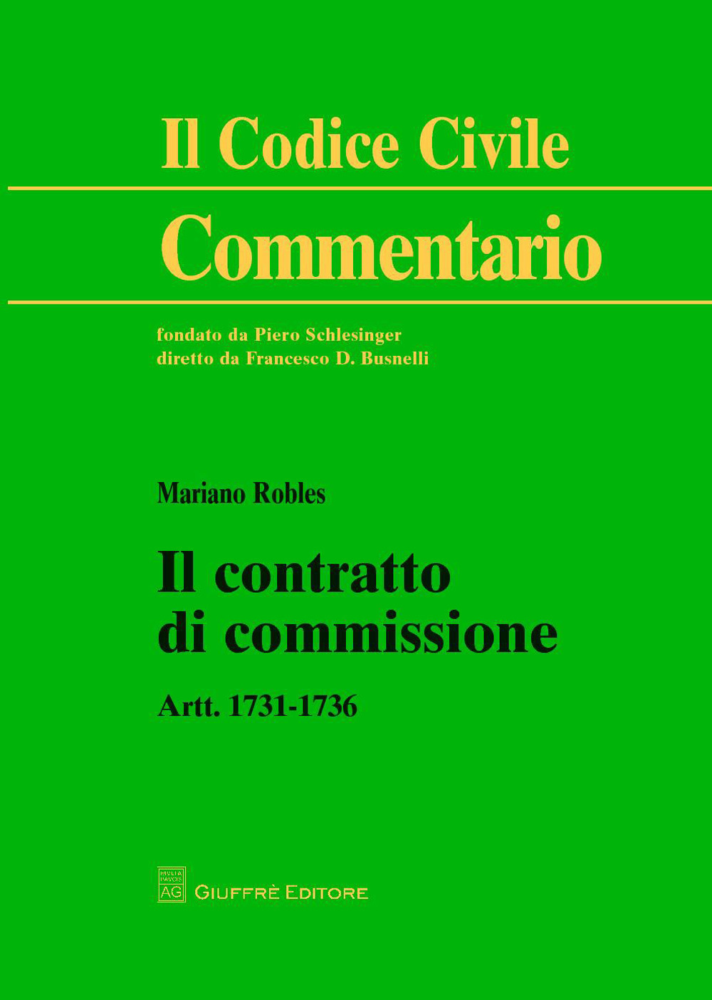 Il contratto di commissione. Artt. 1731-1736
