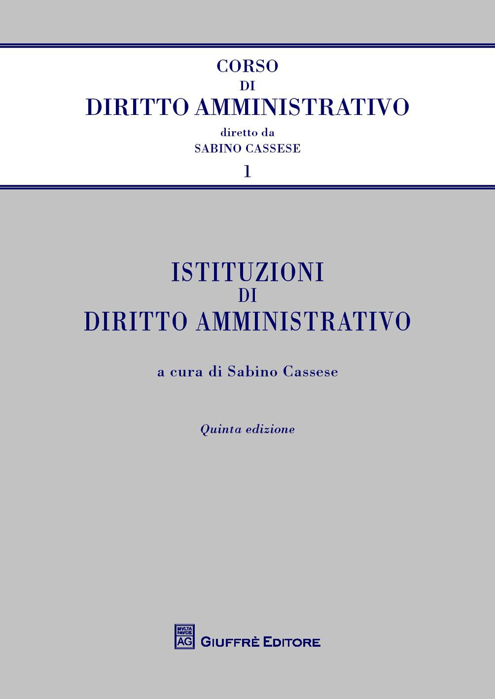 Istituzioni di diritto amministrativo
