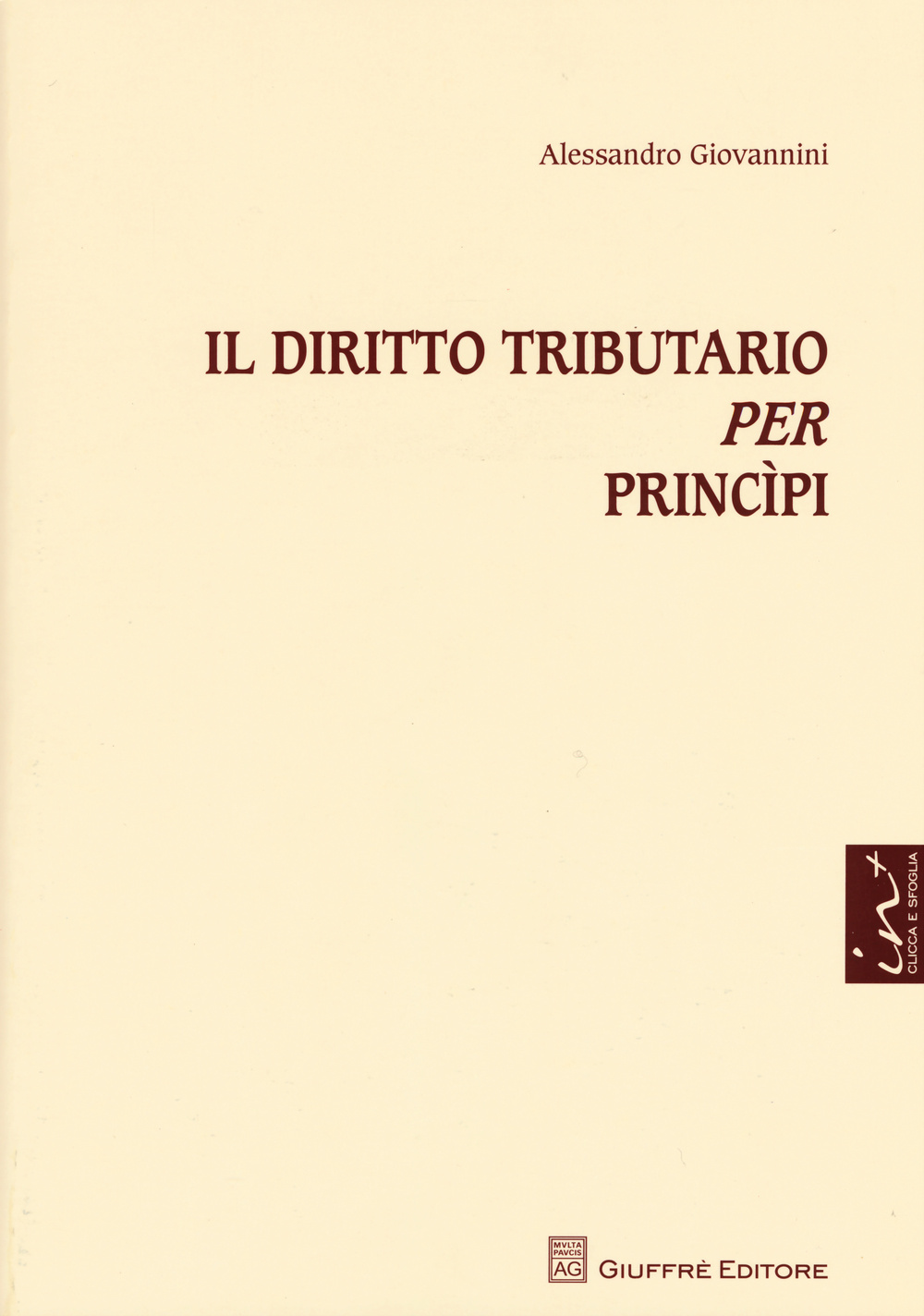 Il diritto tributario per princìpi