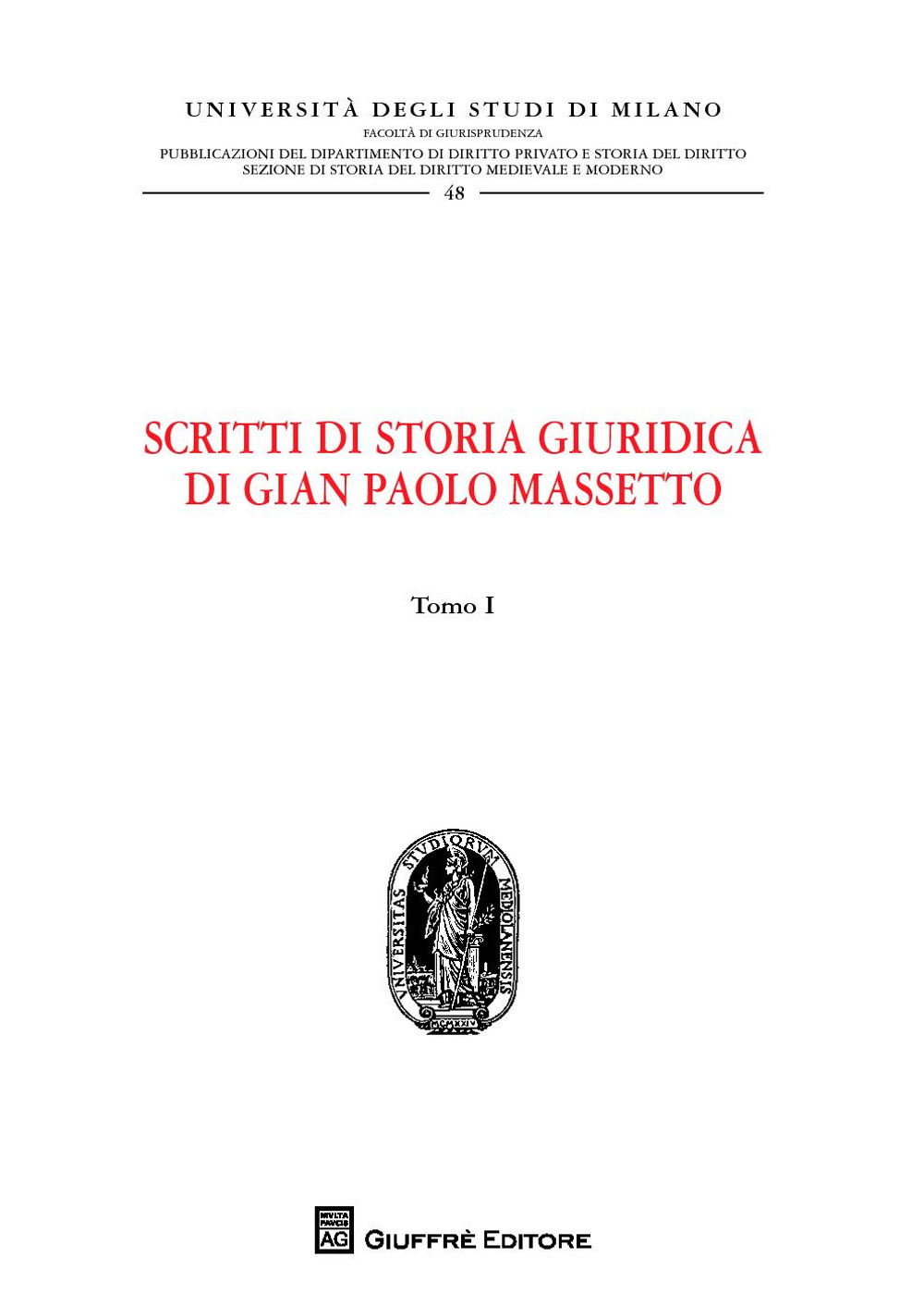 Scritti di storia giuridica