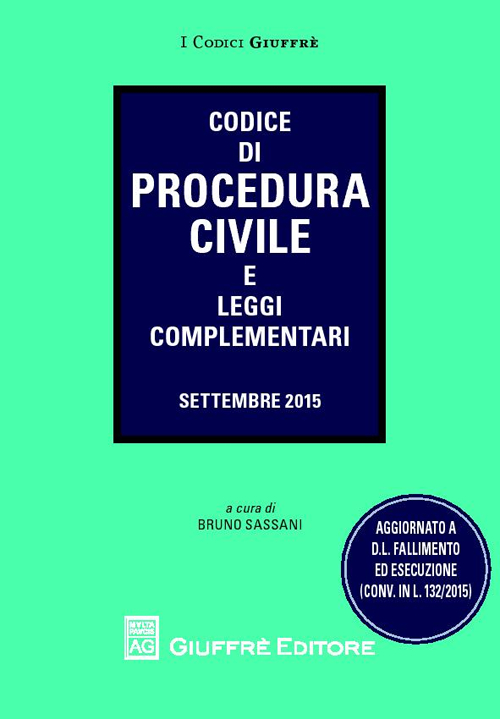 Codice di procedura civile e leggi complementari