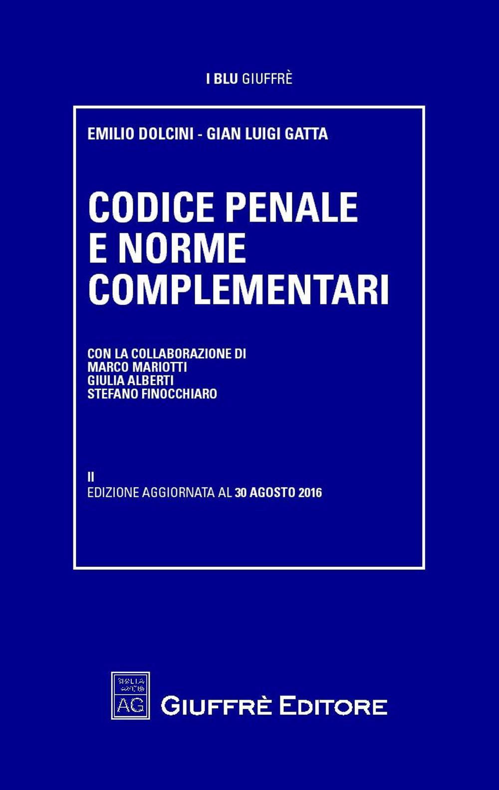 Codice penale e leggi complementari