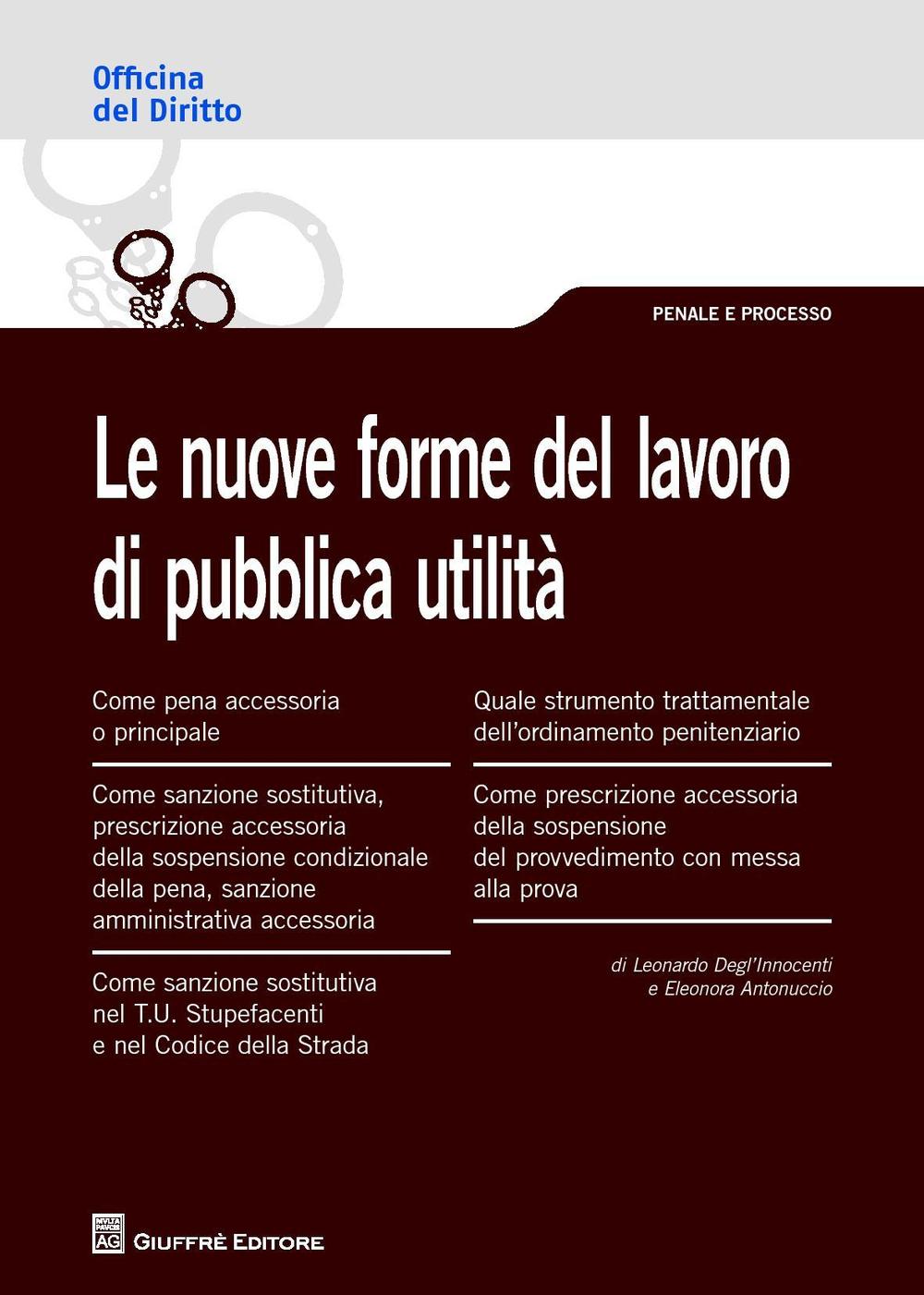 Le nuove forme del lavoro di pubblica utilità
