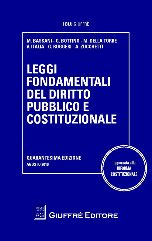 Leggi fondamentali del diritto pubblico e costituzionale