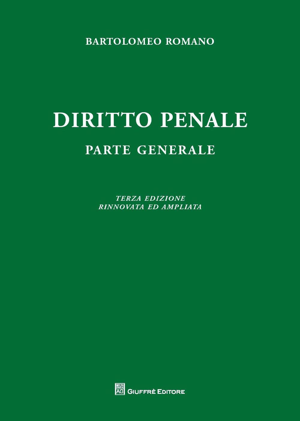Diritto penale. Parte generale