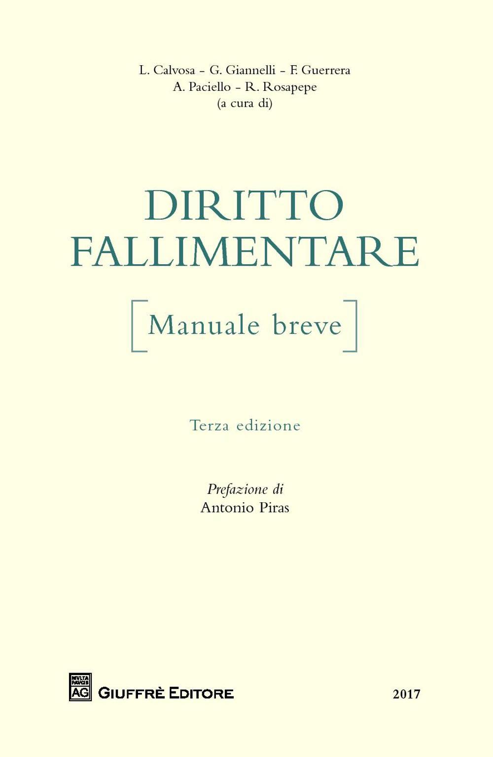 Diritto fallimentare. Manuale breve