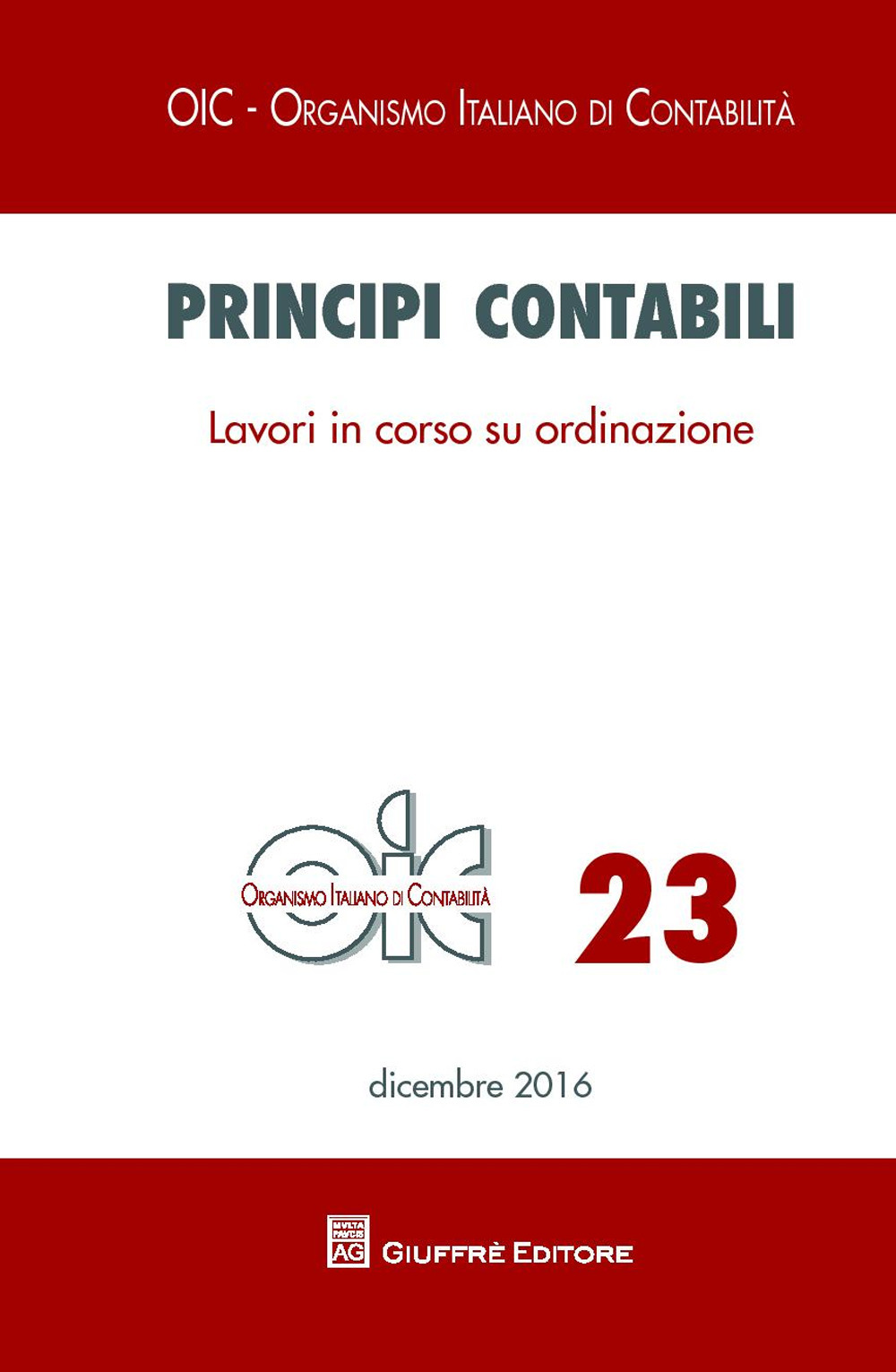 Principi contabili. Vol. 23: Lavori in corso su ordinazione