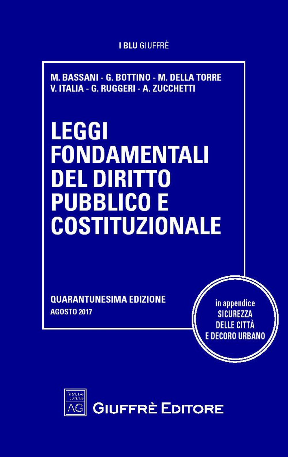 Leggi fondamentali del diritto pubblico e costituzionale