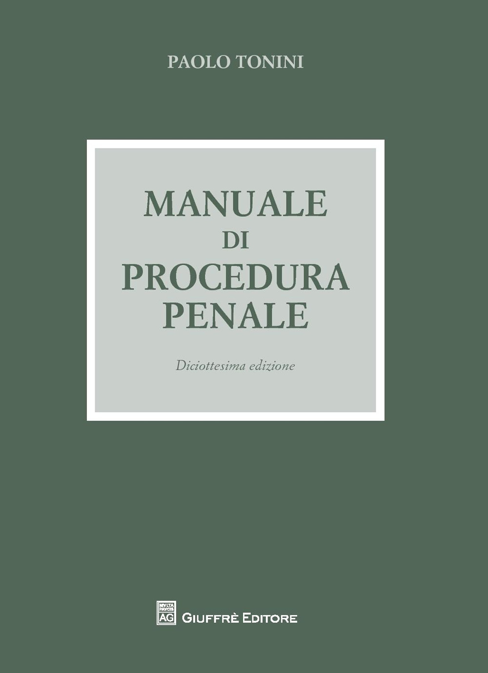 Manuale di procedura penale