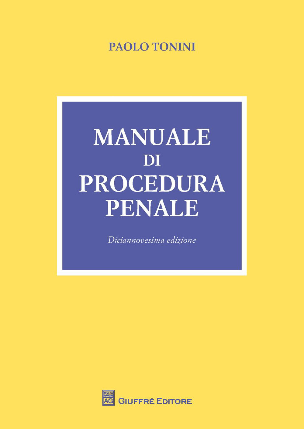 Manuale di procedura penale