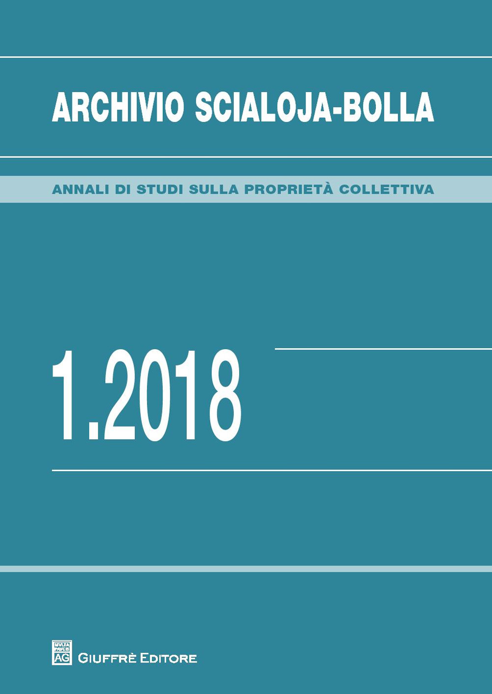 Archivio Scialoja-Bolla. Vol. 1