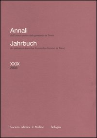 Annali dell'Istituto storico italo-germanico in Trento. Vol. 29