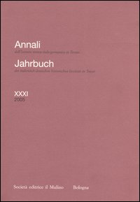 Annali dell'Istituto storico italo-germanico in Trento. Vol. 31