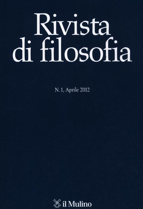 Rivista di filosofia. Vol. 1