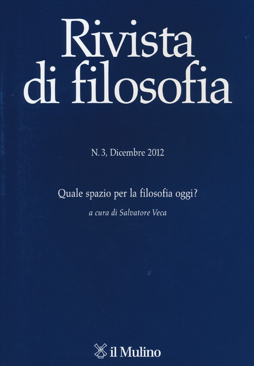 Rivista di filosofia. Vol. 3