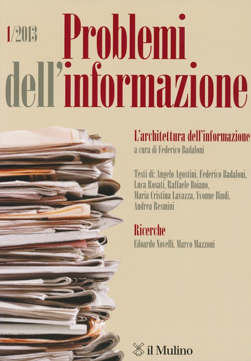 Problemi dell'informazione. Vol. 1