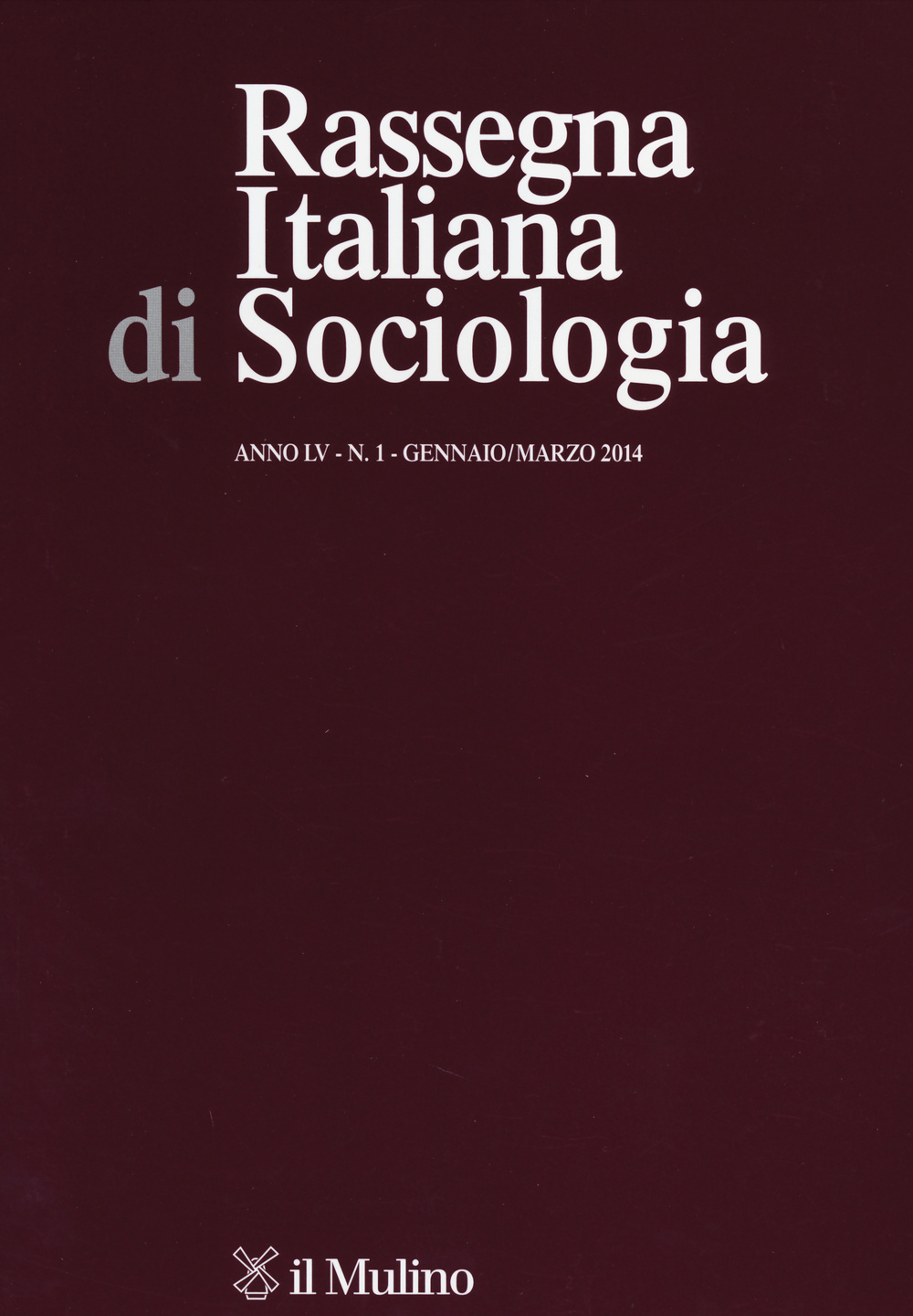 Rassegna italiana di sociologia. Vol. 1