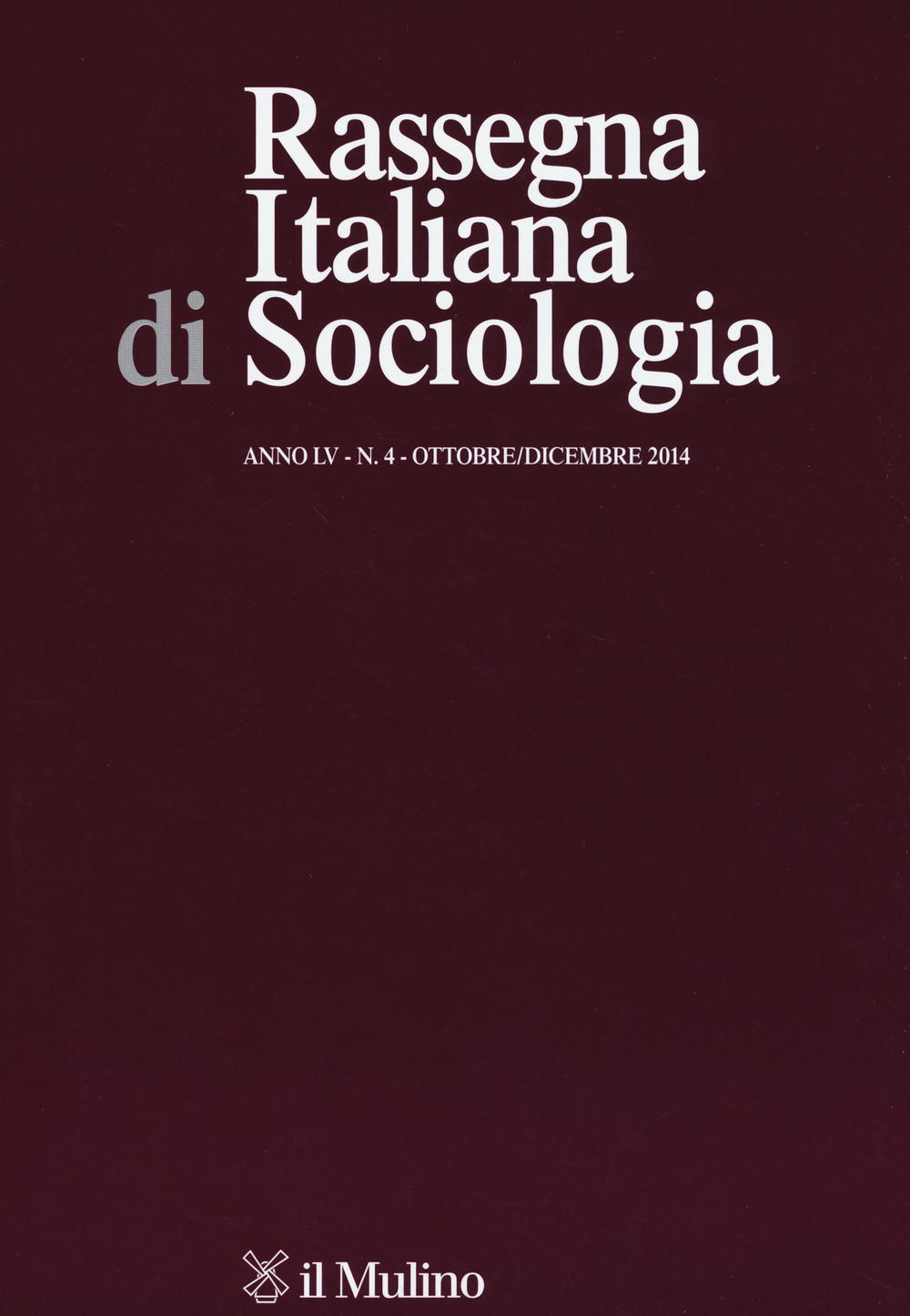 Rassegna italiana di sociologia. Vol. 4